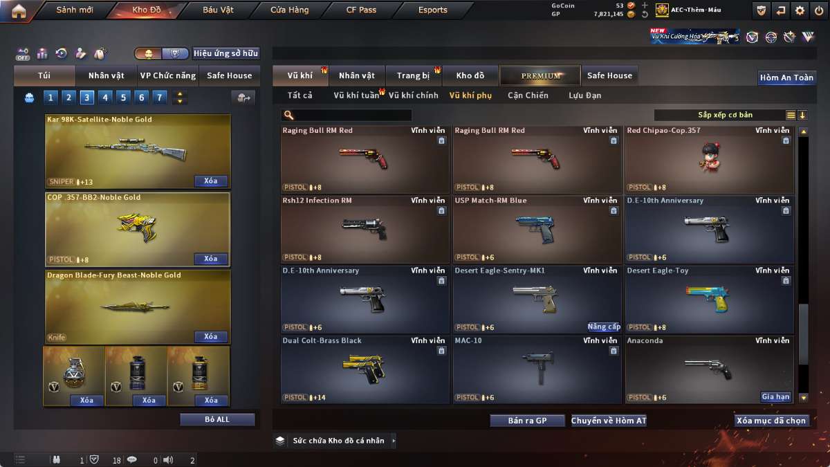 shop acc cf uy tin gia re